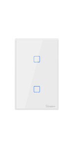 Sonoff T2US2C Wi-Fi/2 Botones – Blanco