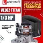 Motor Corredizo Unisystem 1/3 Hp